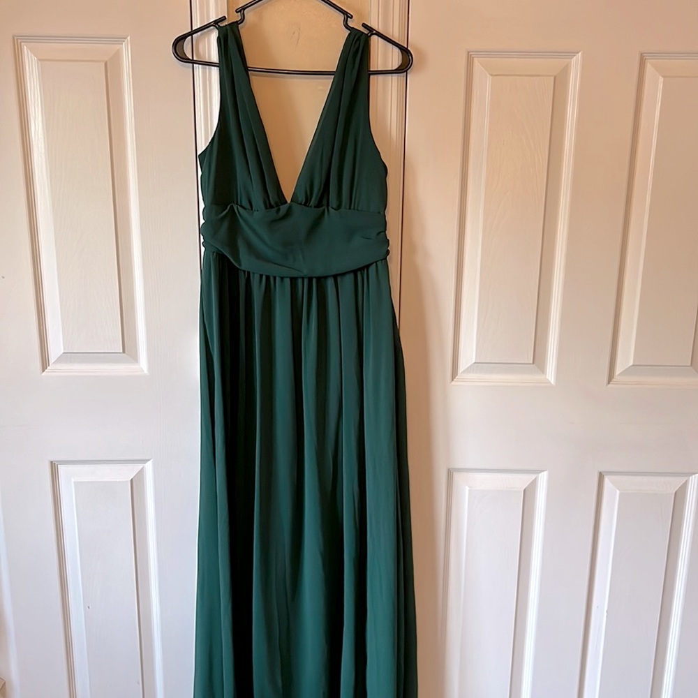 Shein Green Maxi Dress Large